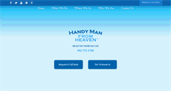 Desktop Screenshot of handymanfromheaven.com